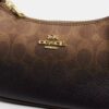 Geantă mini crossbody Teri din pânză Ombre Signature Canvas