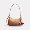Geantă mini crossbody Teri din pânză Ombre Signature Canvas