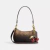 Geantă mini crossbody Teri din pânză Ombre Signature Canvas