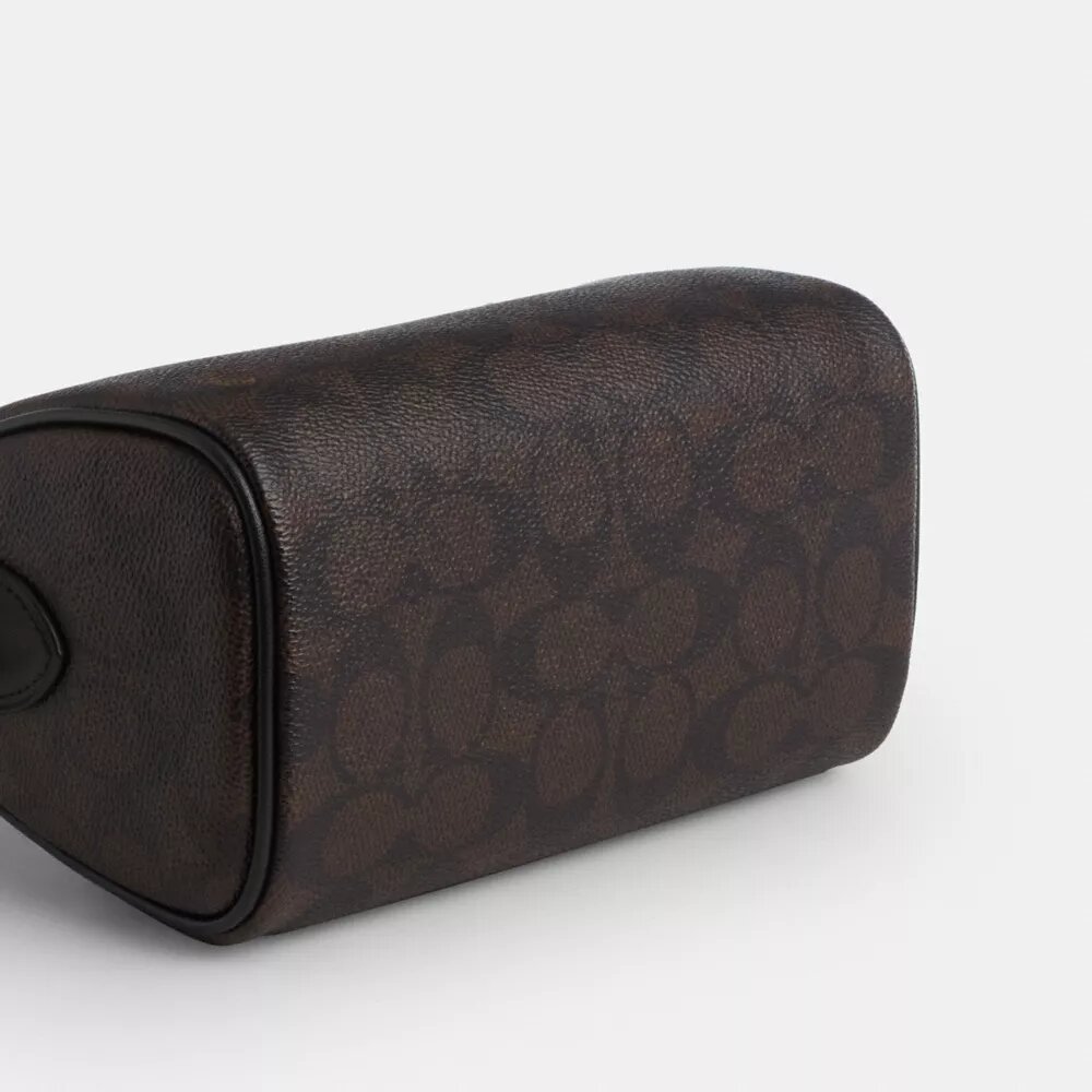 Geantă mini Rowan cu curea transversală din Signature Canvas