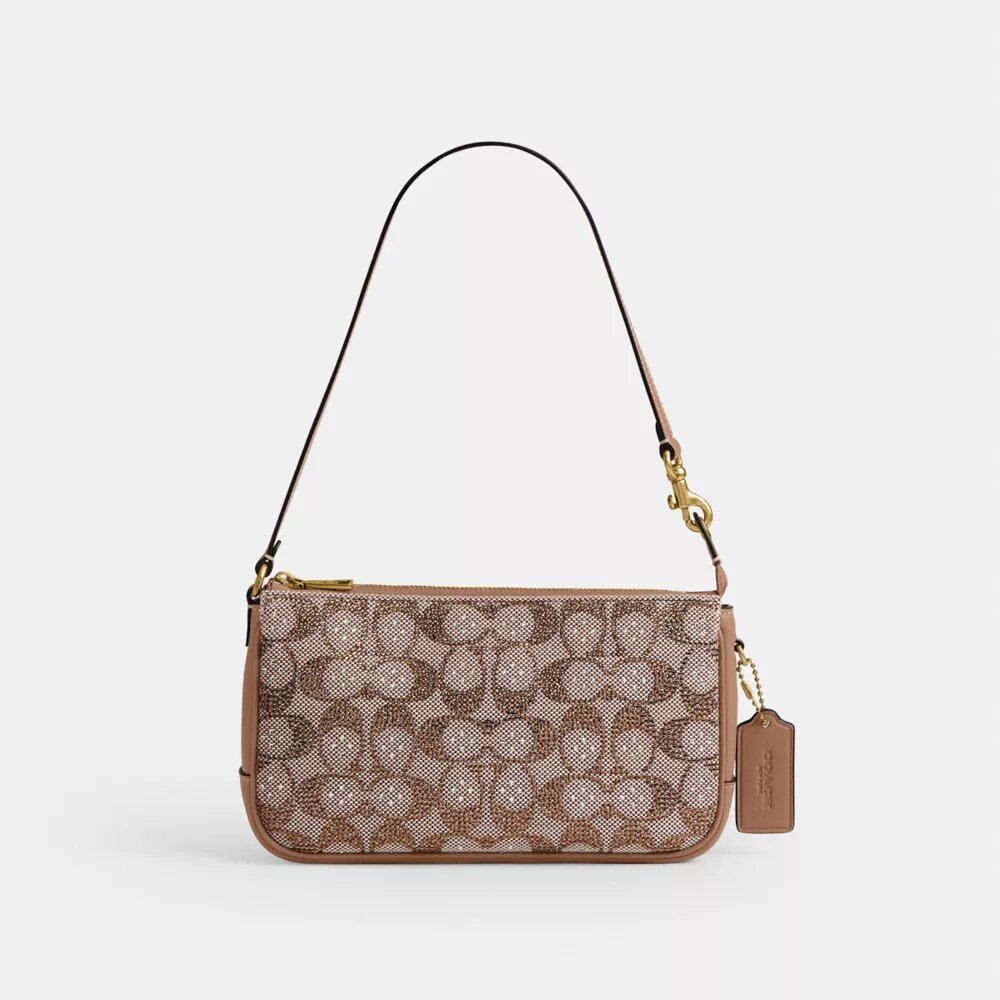 Geantă Plaza din jacquard Crystal Signature