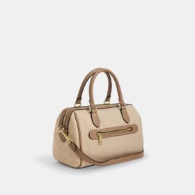 Geantă Rowan Satchel în stil colorblock