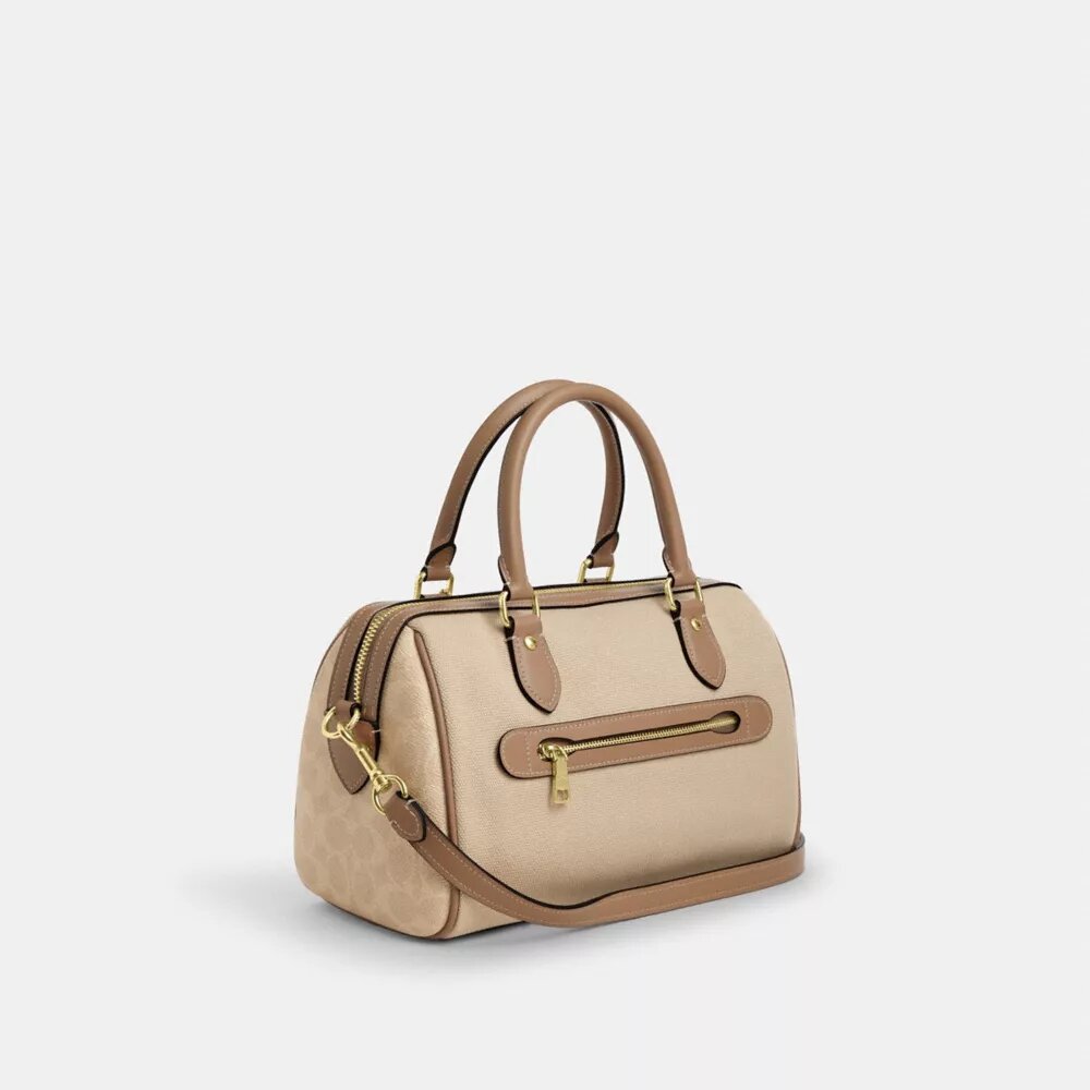 Geantă Rowan Satchel în stil colorblock