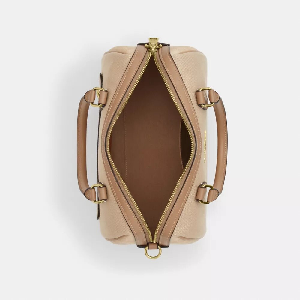 Geantă Rowan Satchel în stil colorblock