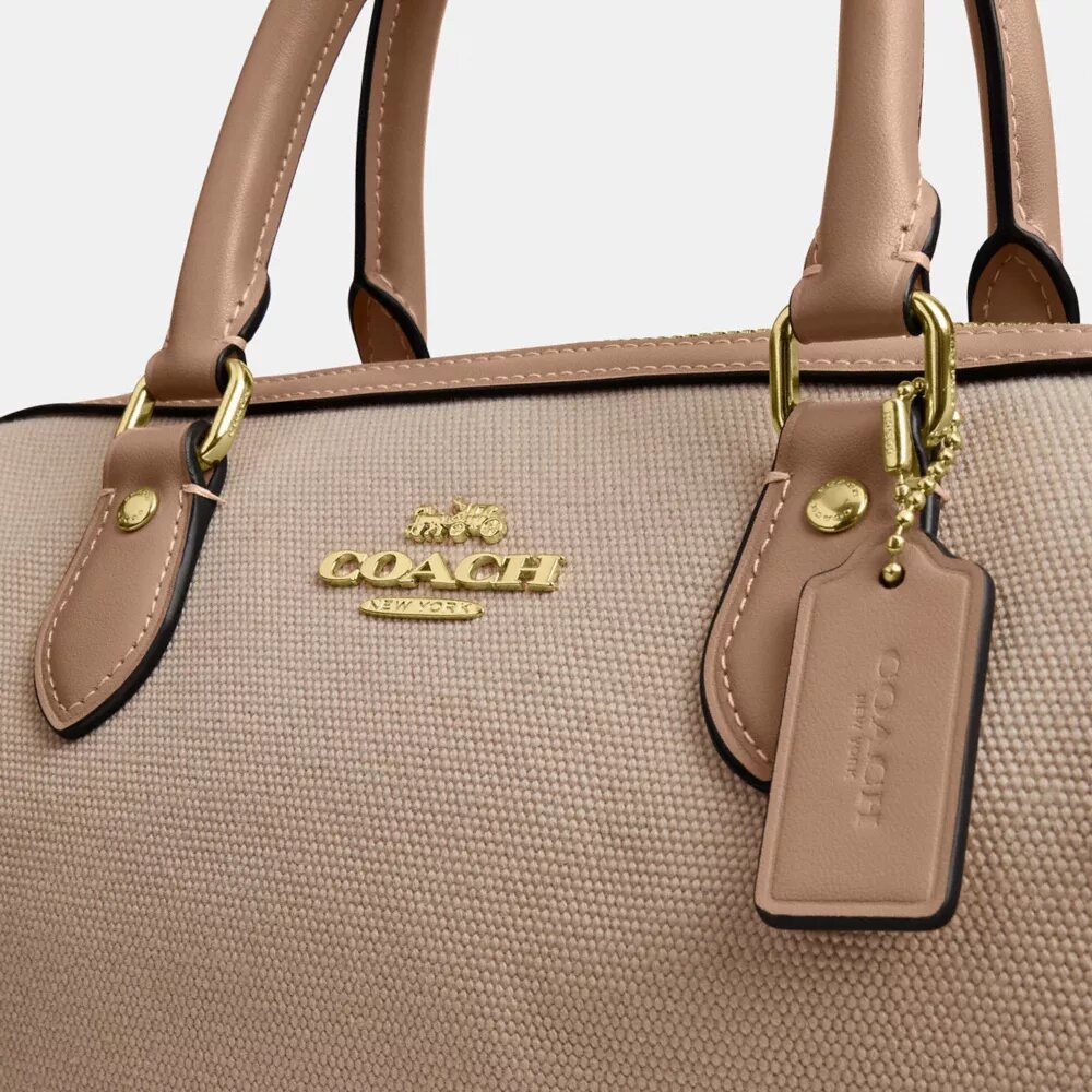 Geantă Rowan Satchel în stil colorblock