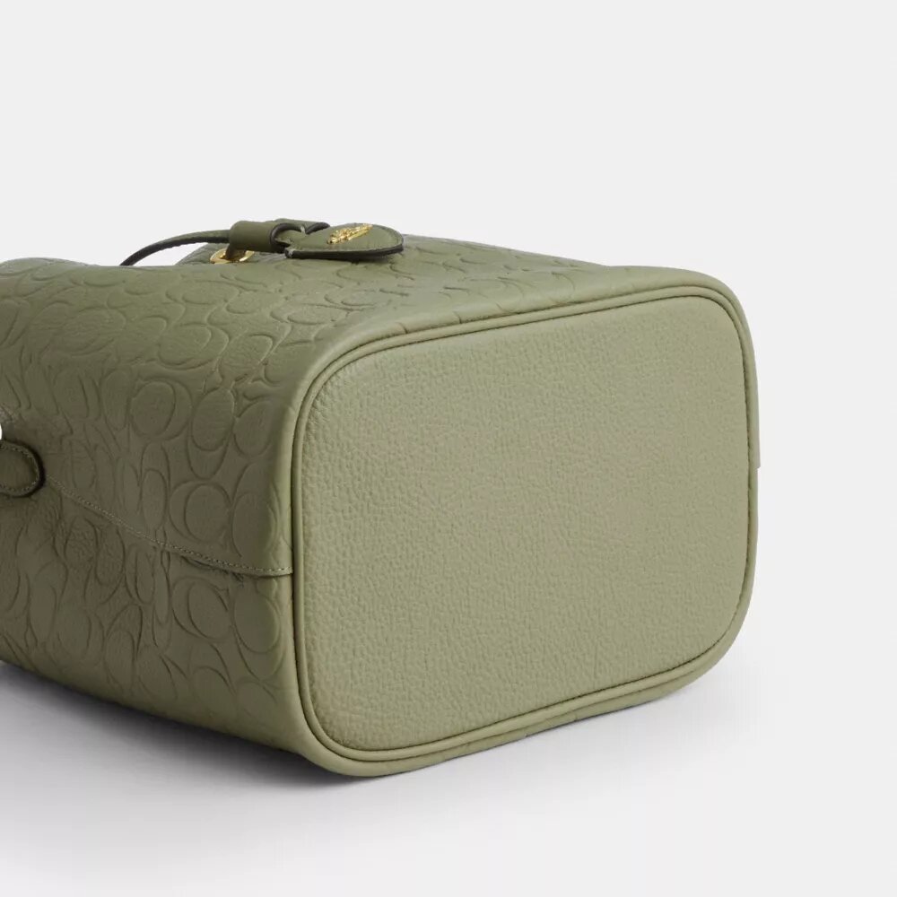 Geantă tip sac Rowan din piele semnătură