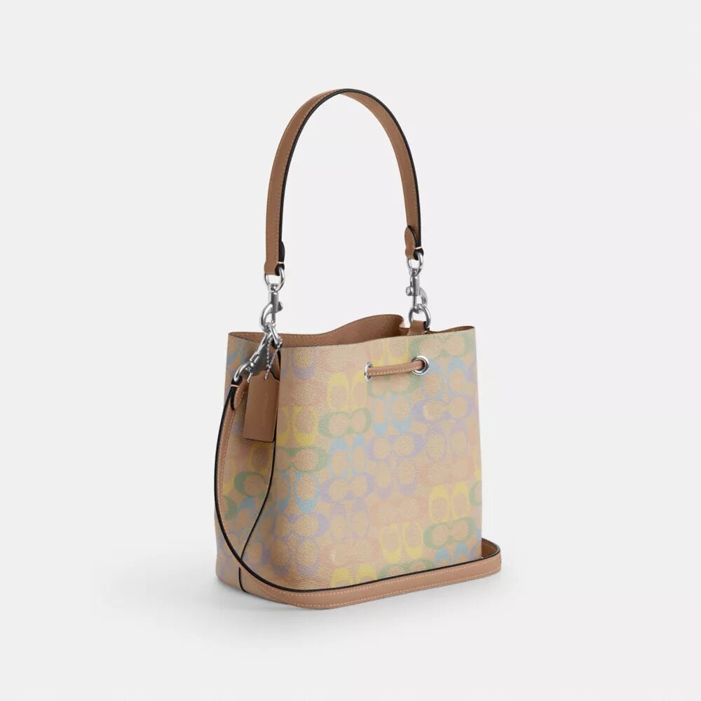 Geantă tip sac Rowan din pânză Rainbow Signature Canvas