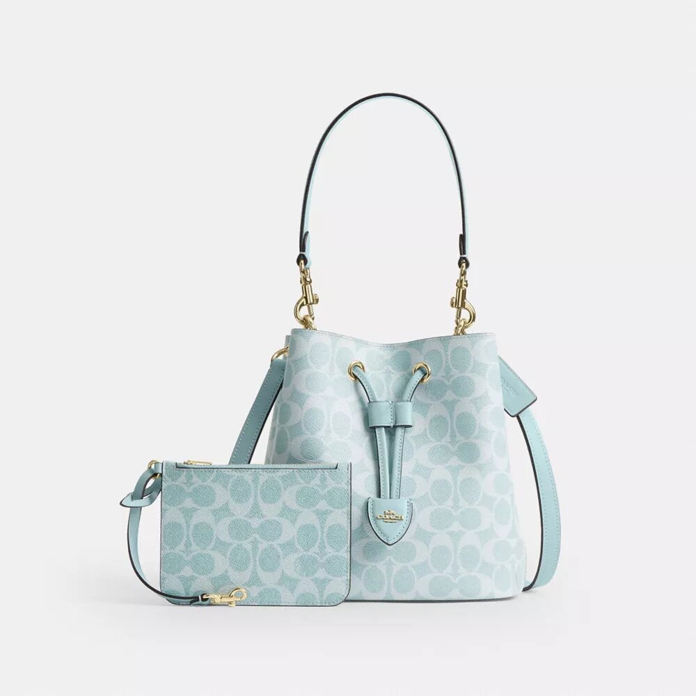 Geantă tip sac Rowan din Signature Canvas