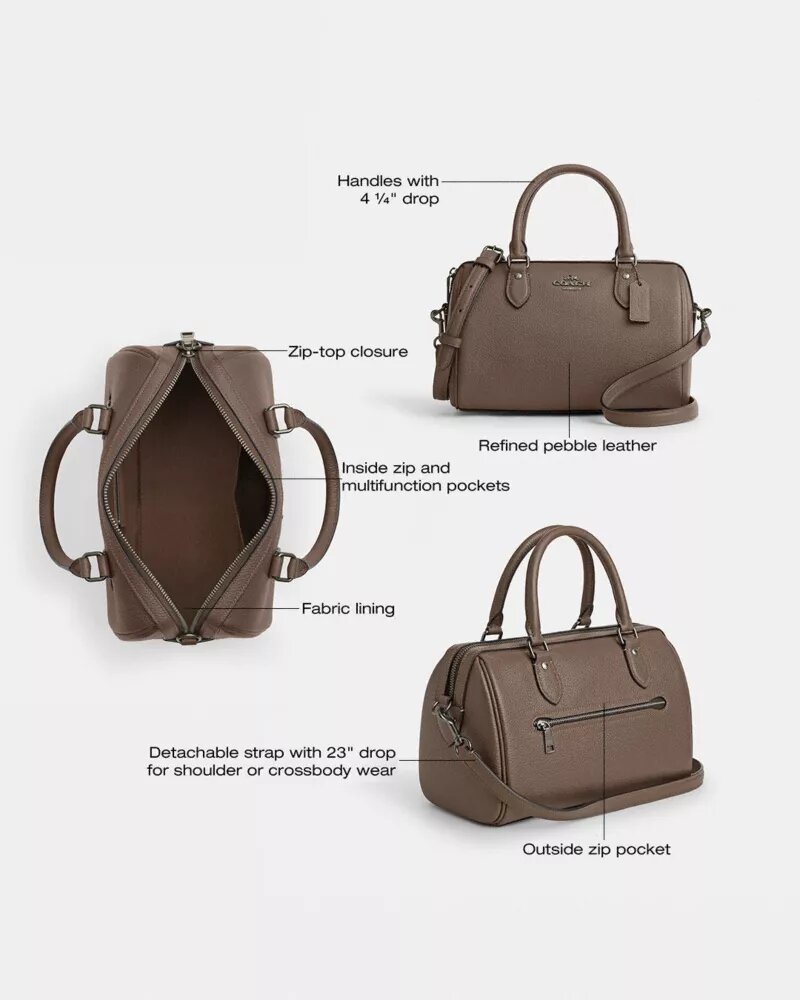 Geantă tip satchel Rowan