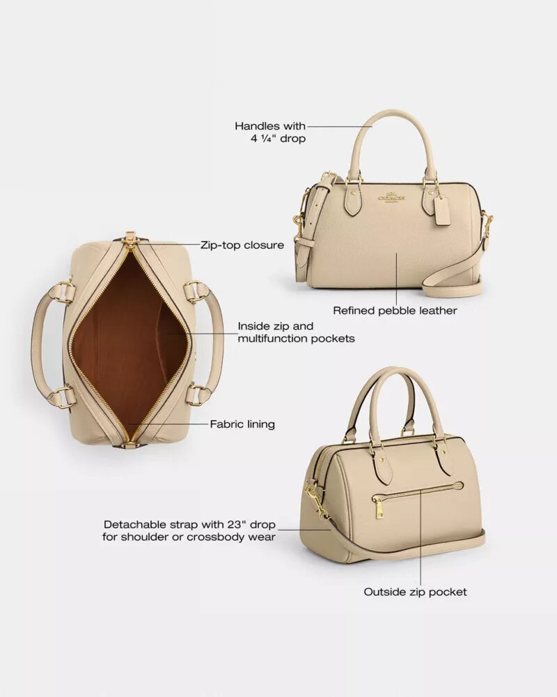 Geantă tip satchel Rowan