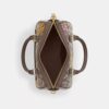 Geantă tip satchel Rowan din jacquard semnătura cu broderie florală