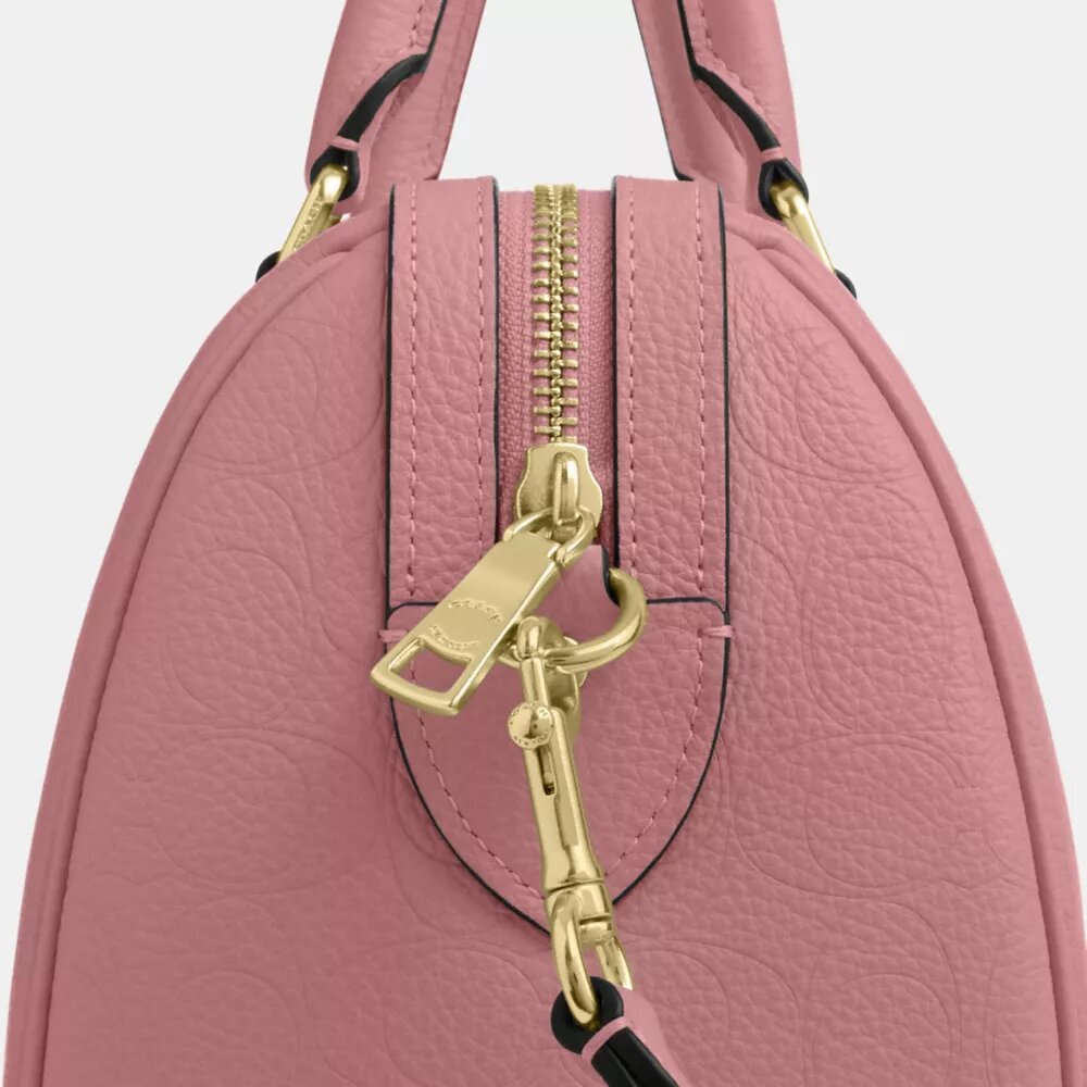 Geantă tip satchel Rowan din piele semnătură