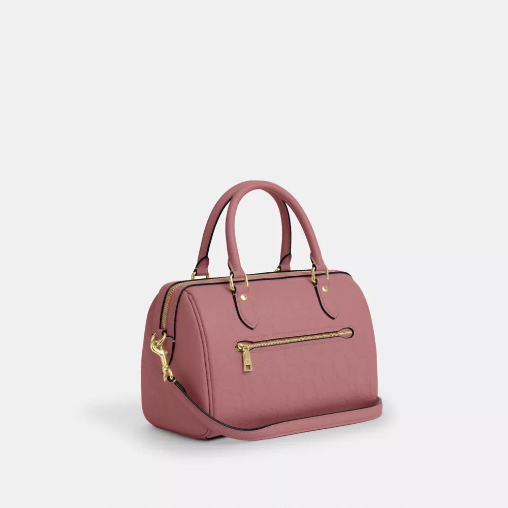Geantă tip satchel Rowan din piele semnătură