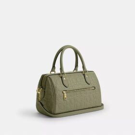 Geantă tip satchel Rowan din piele semnătură