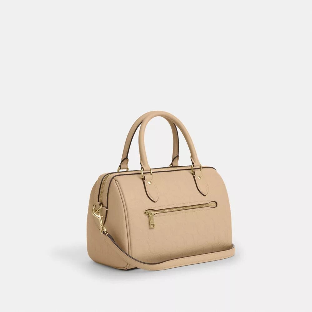 Geantă tip satchel Rowan din piele semnătură