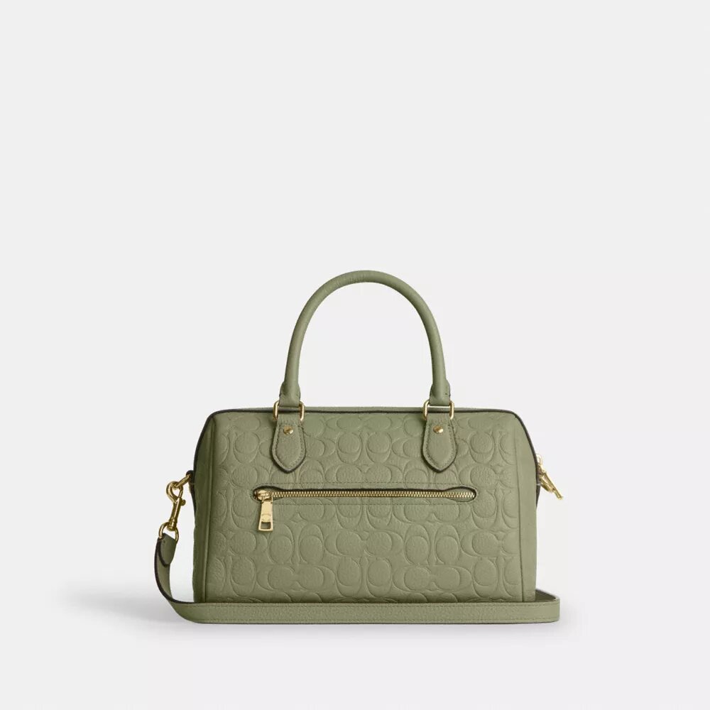 Geantă tip satchel Rowan din piele semnătură