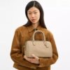 Geantă tip satchel Rowan din piele semnătură