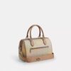 Geantă tip satchel Rowan din pânză Rainbow Signature Canvas
