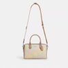 Geantă tip satchel Rowan din pânză Rainbow Signature Canvas