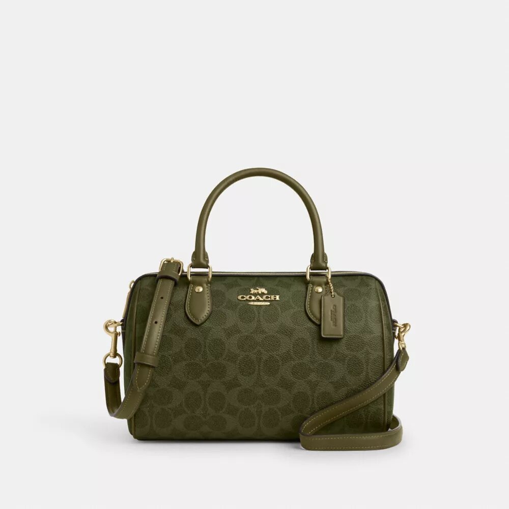Geantă tip satchel Rowan din Signature Canvas