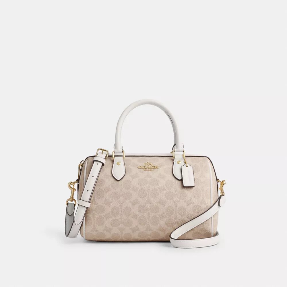 Geantă tip satchel Rowan din Signature Canvas