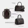 Geantă tip satchel Rowan din Signature Canvas