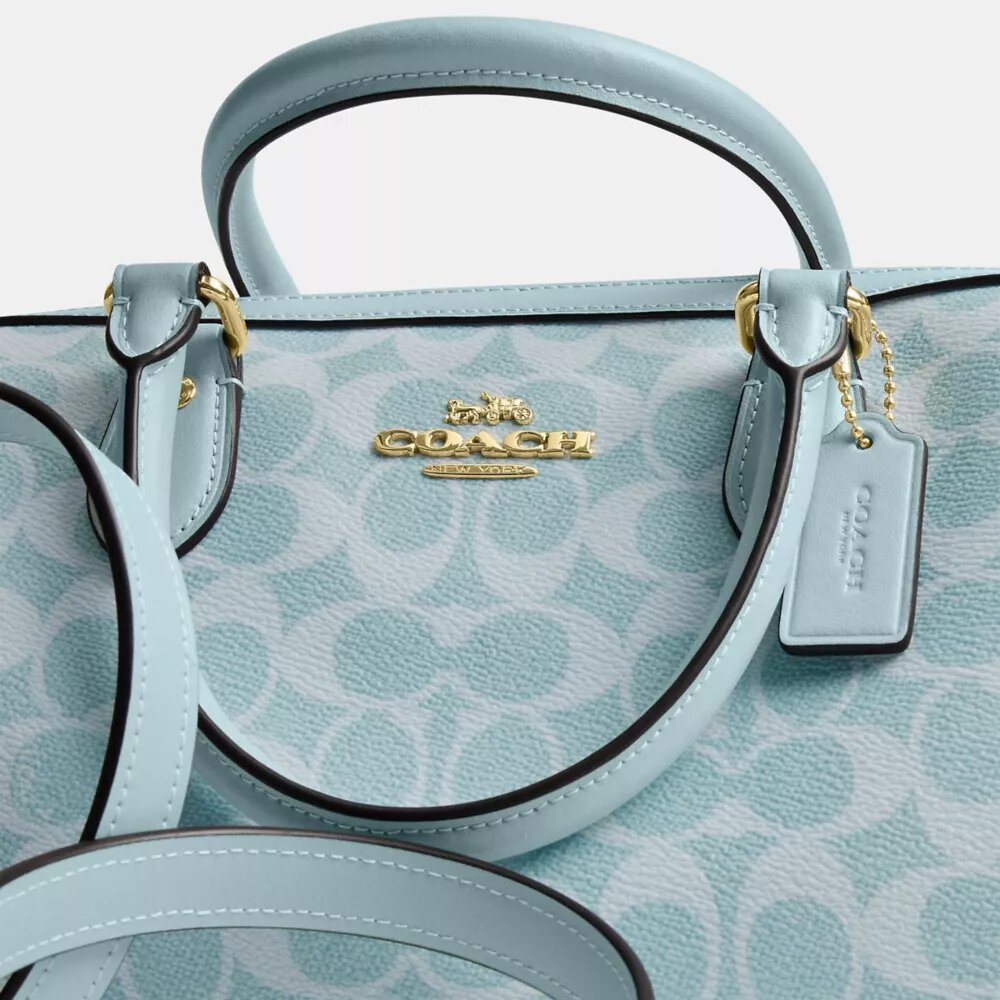Geantă tip satchel Rowan din Signature Canvas