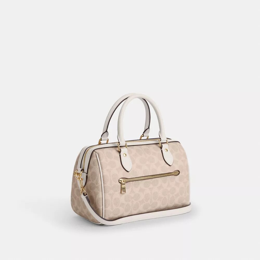 Geantă tip satchel Rowan din Signature Canvas
