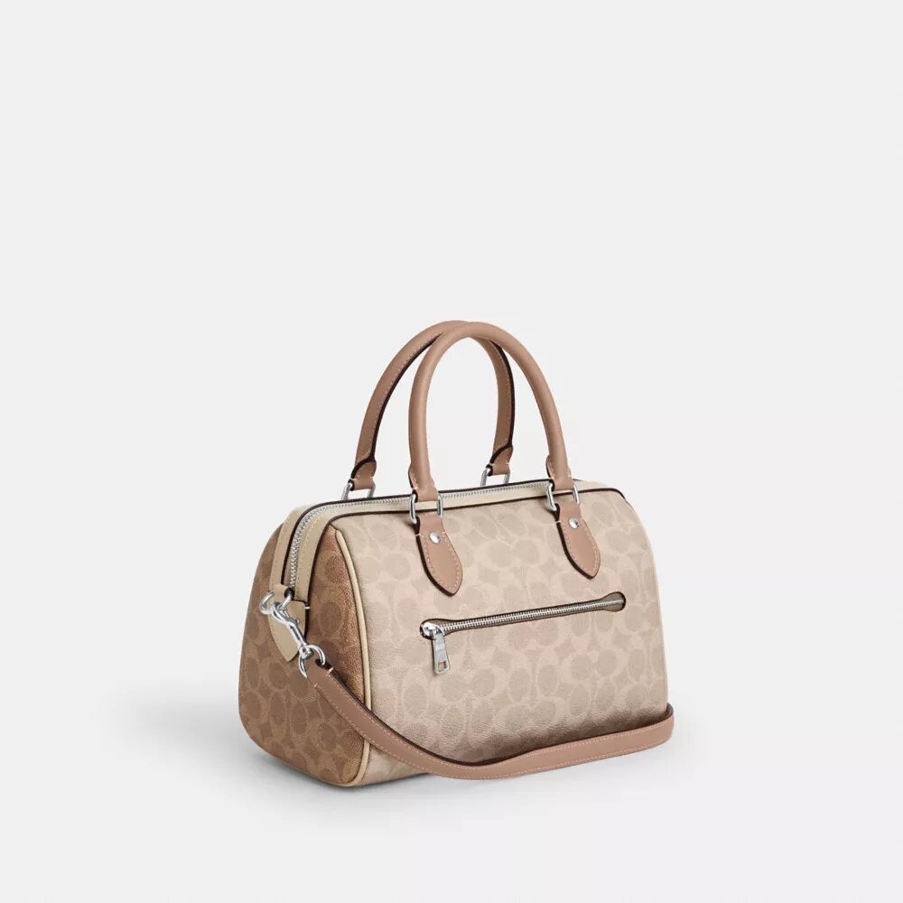 Geantă tip satchel Rowan din Signature Canvas