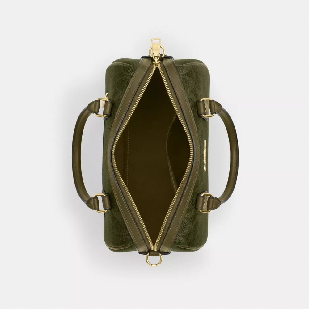 Geantă tip satchel Rowan din Signature Canvas
