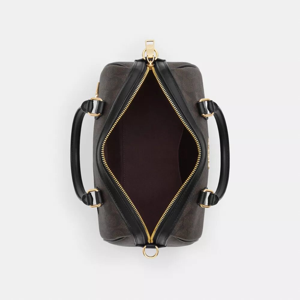 Geantă tip satchel Rowan din Signature Canvas