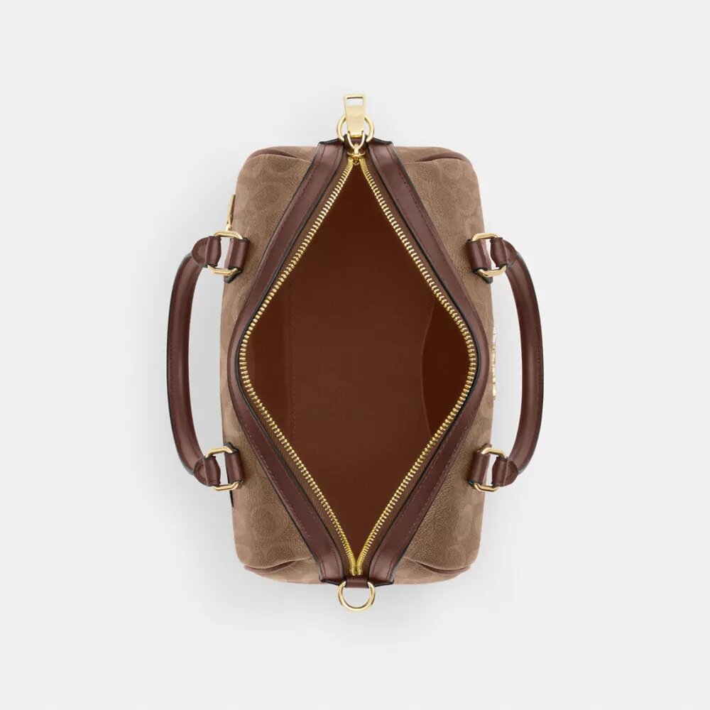 Geantă tip satchel Rowan din Signature Canvas