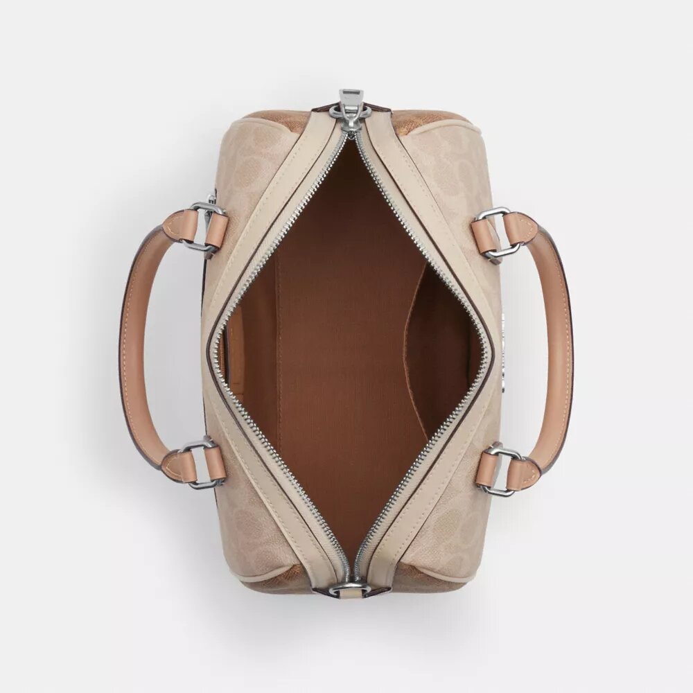 Geantă tip satchel Rowan din Signature Canvas
