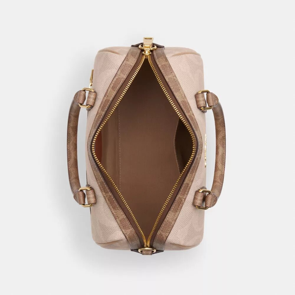 Geantă tip satchel Rowan din Signature Canvas