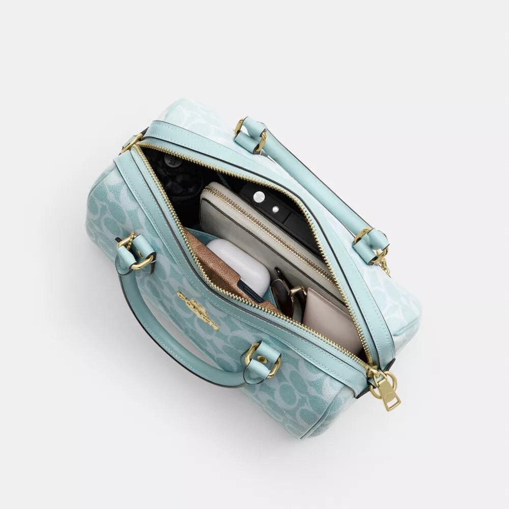Geantă tip satchel Rowan din Signature Canvas