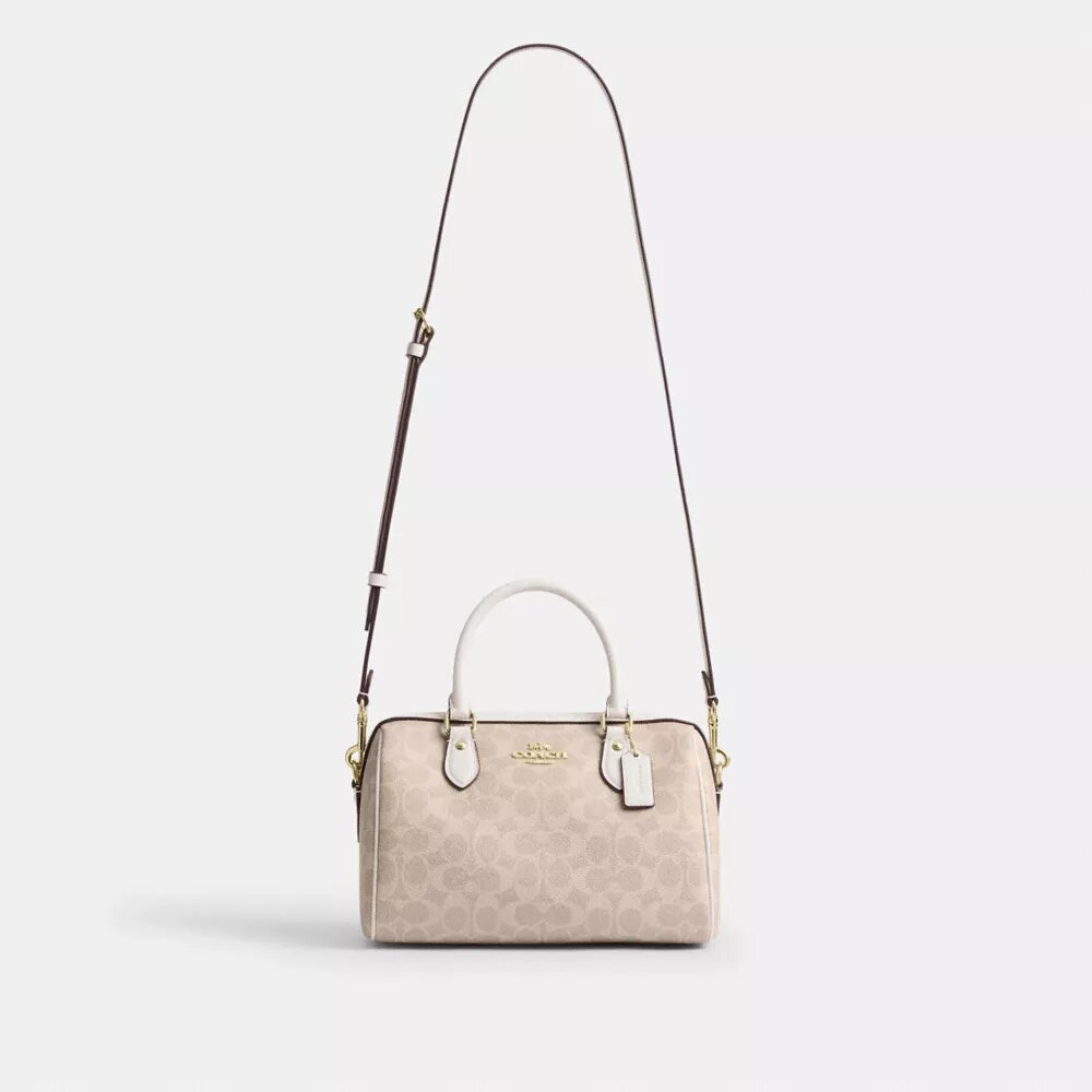 Geantă tip satchel Rowan din Signature Canvas
