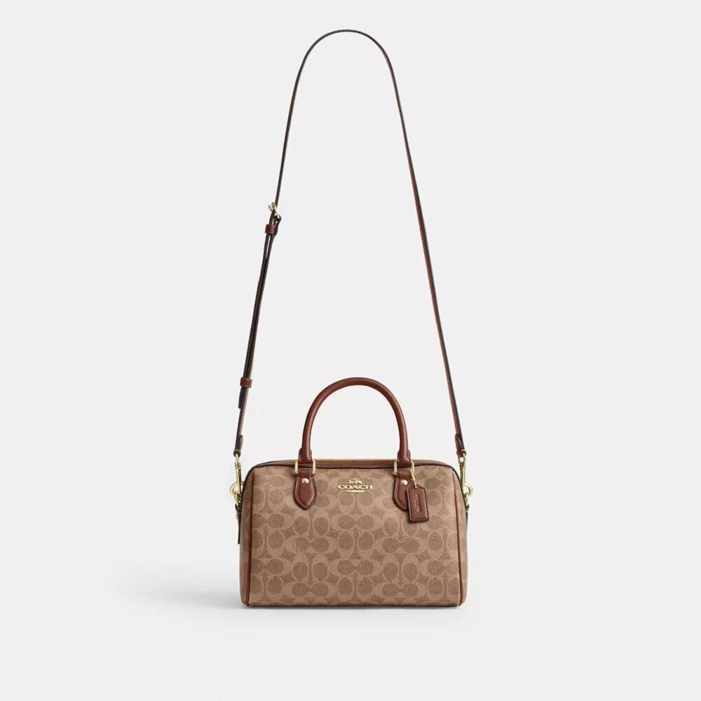 Geantă tip satchel Rowan din Signature Canvas