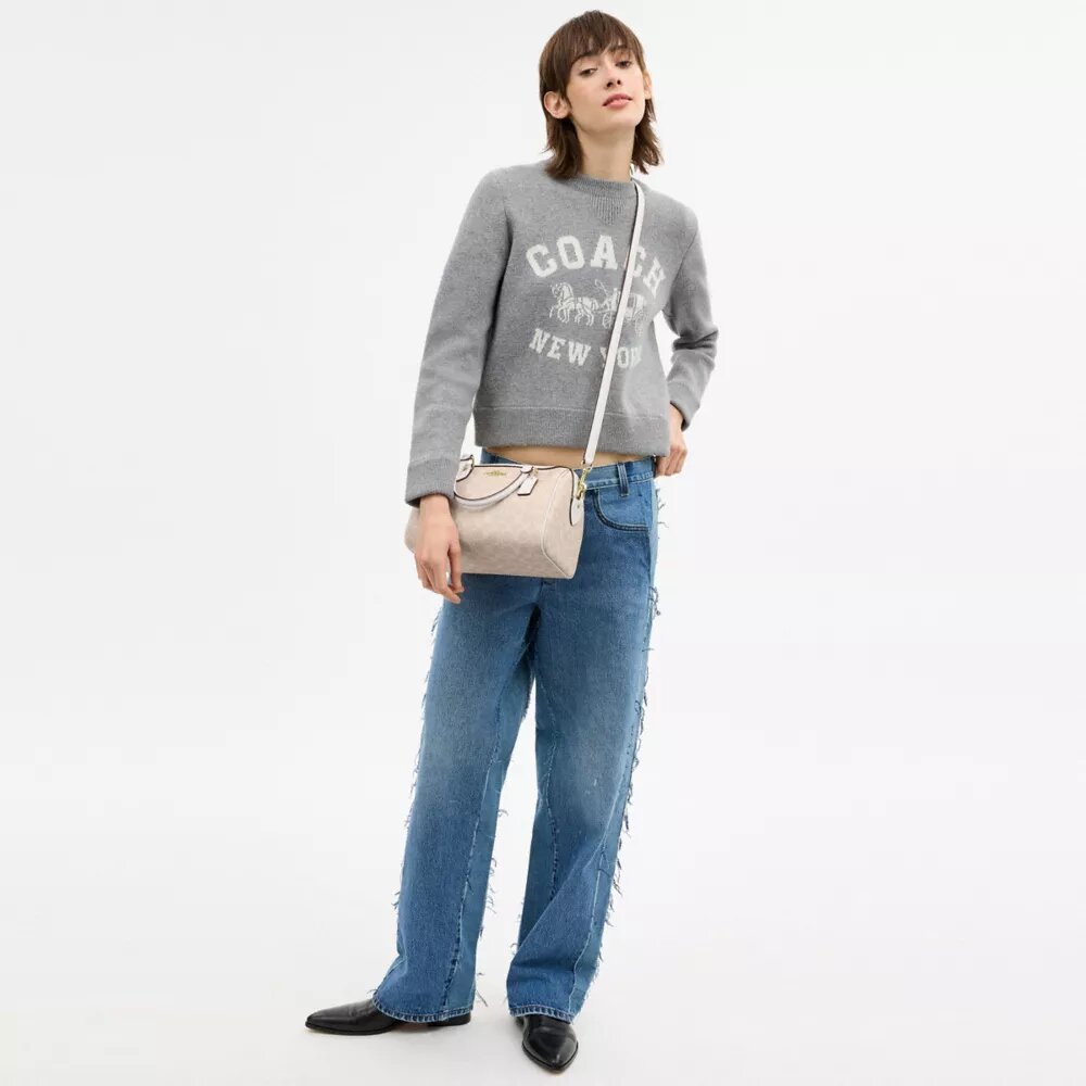 Geantă tip satchel Rowan din Signature Canvas