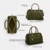 Geantă tip satchel Rowan din Signature Canvas