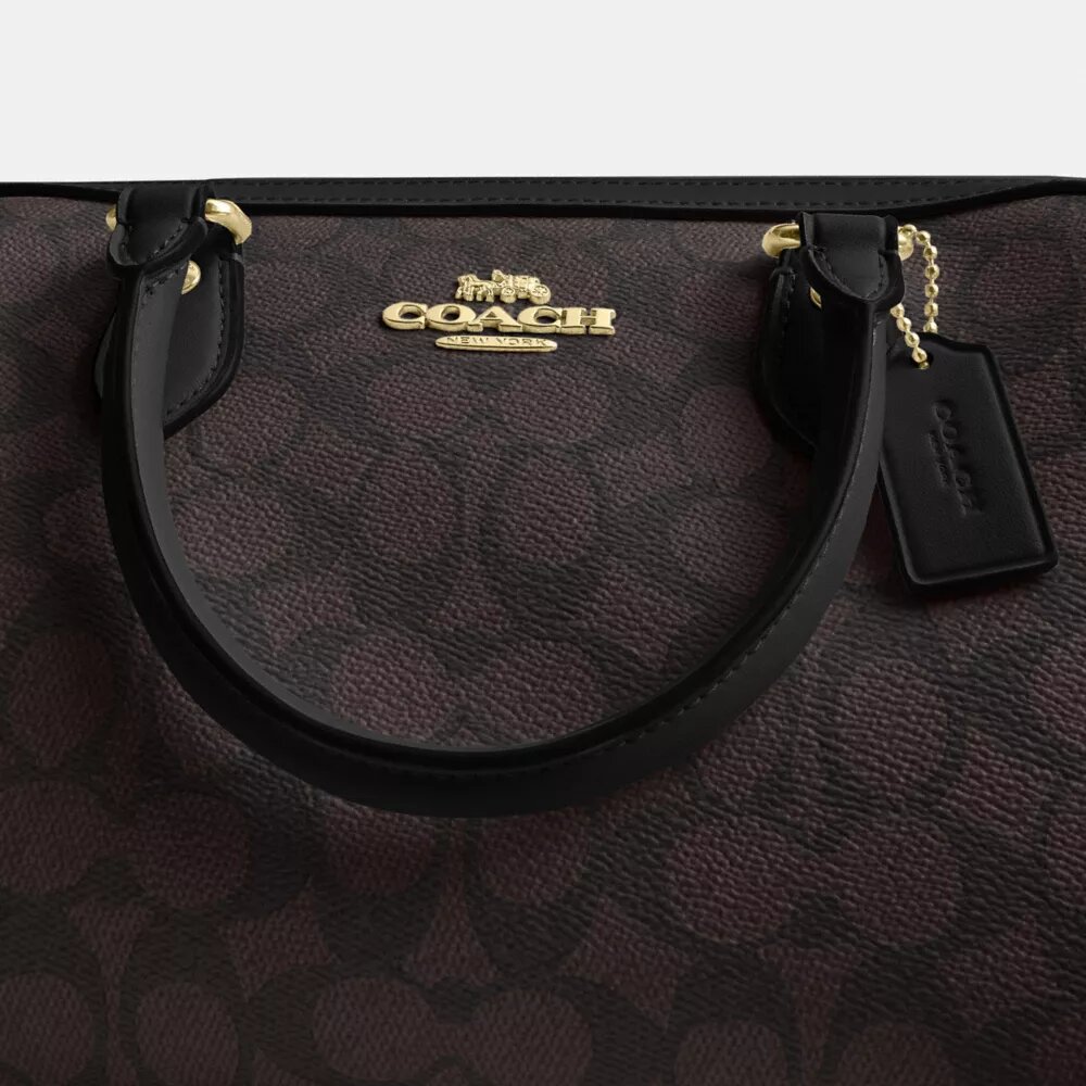 Geantă tip satchel Rowan din Signature Canvas