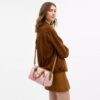 Geantă tip satchel Rowan din Signature Canvas cu pandantive