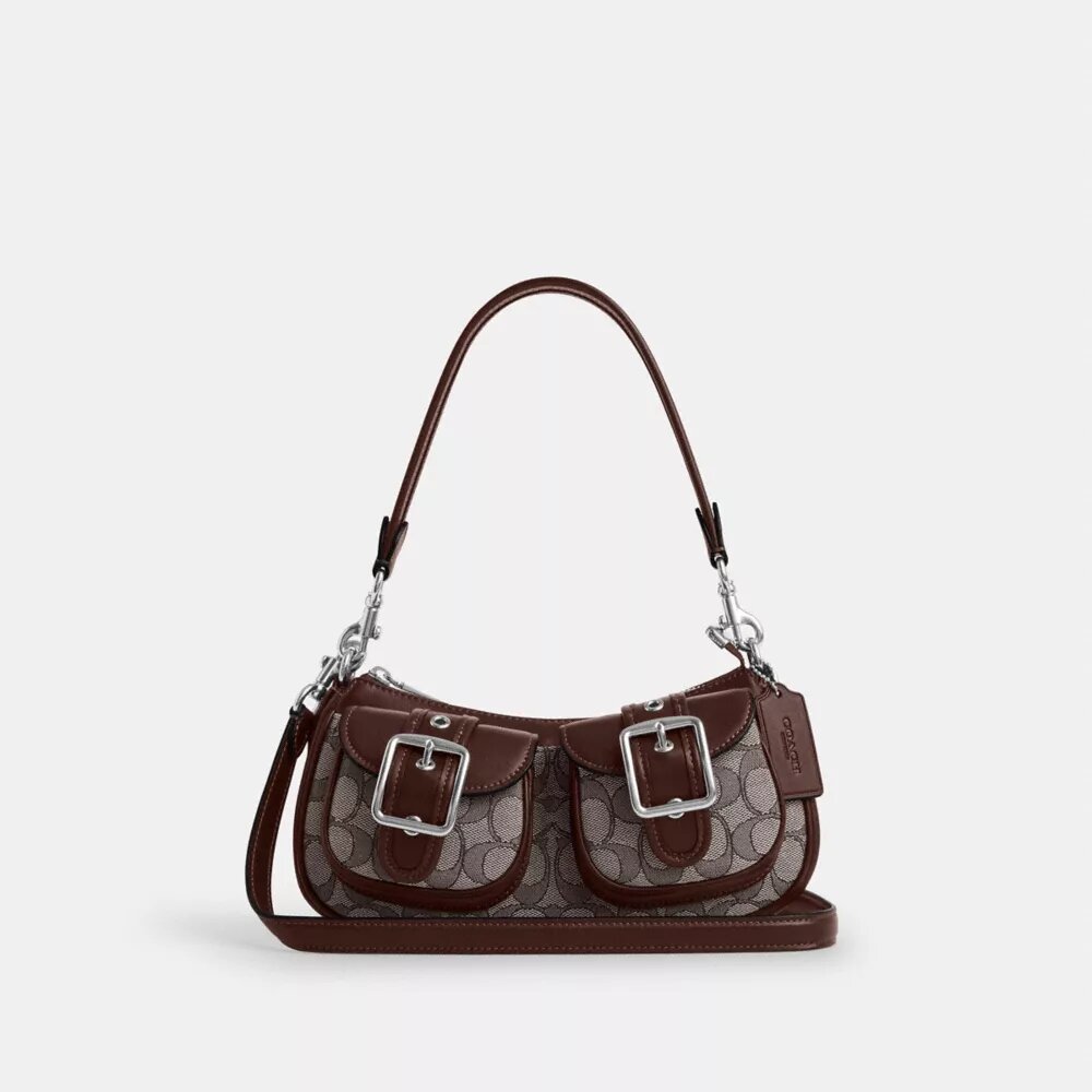 Geanta Ashton în jacquard semnătură