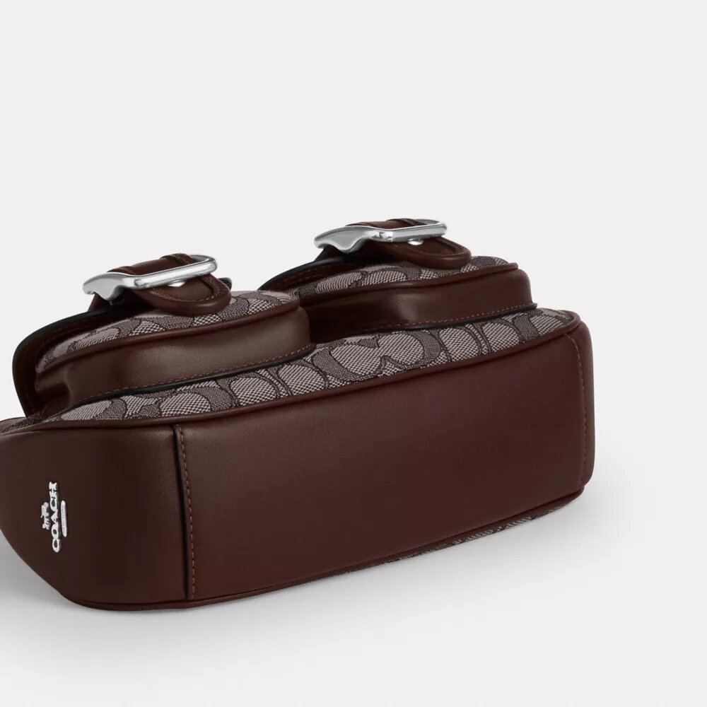 Geanta Ashton în jacquard semnătură