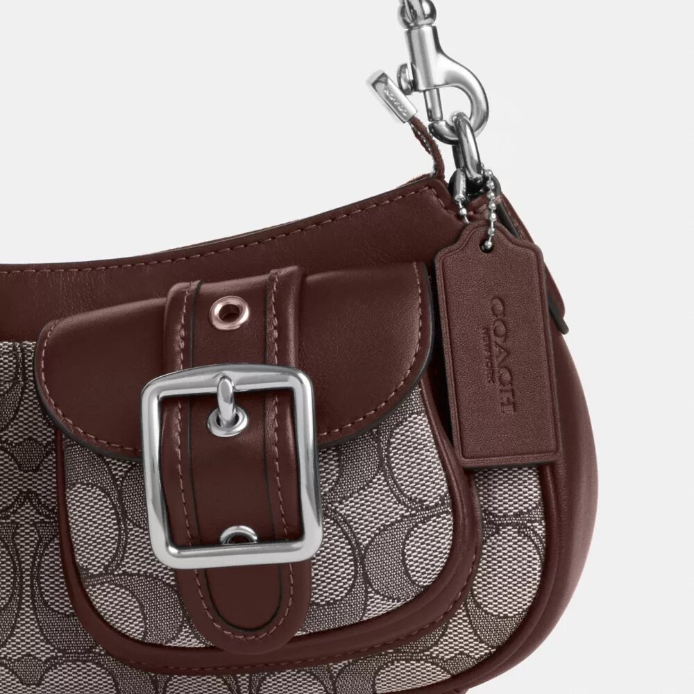 Geanta Ashton în jacquard semnătură
