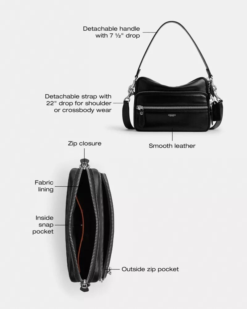 Gență crossbody Dakota din Signature Canvas