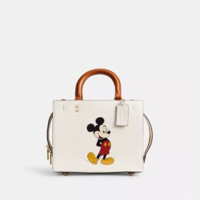 Geanta Disney X Coach Rogue 25 cu Mickey Mouse