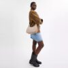 Geanta Hobo Teri din Signature Canvas