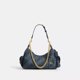 Geanta Pocket Juliet 30 din denim de bumbac regenerabil cu matlasare
