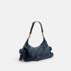 Geanta Pocket Juliet 30 din denim de bumbac regenerabil cu matlasare