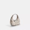 Gență crossbody Carmen mini cu imprimeu de ziar